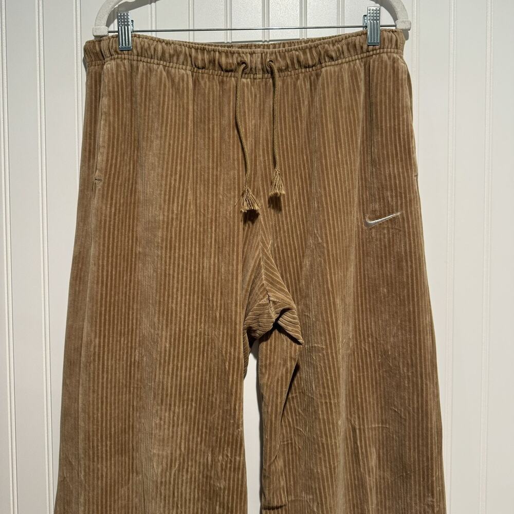 Nike Tan Corduroy Wide Leg Pants Size Large - Picture 3 of 7